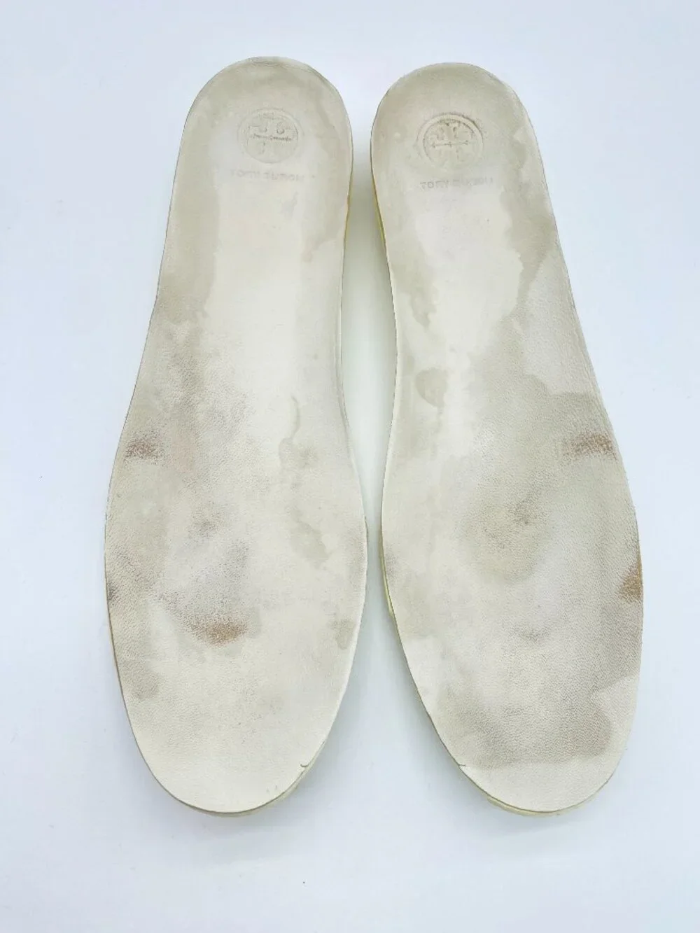 Tory Burch Howell Court Leather Sneakers White Pink Logo Size 10